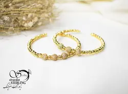 خرید و قیمت دستبند النگویی البرنادو زنانه طلایی - خرید بدلیجات مدل سال و ارزان در فروشگاه زیورآلات استرلینگ