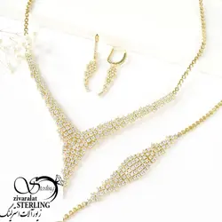 خرید و قیمت سرویس زنانه طرح طلا کد: 5515 - خرید بدلیجات مدل سال و ارزان در فروشگاه زیورآلات استرلینگ