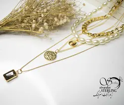 خرید و قیمت گردنبند رولباسی چند زنجیره زنانه - خرید بدلیجات مدل سال و ارزان در فروشگاه زیورآلات استرلینگ