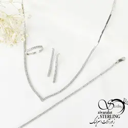 سرویس تنیس هفتی نقره زنانه کد5293