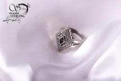 خرید و قیمت انگشتر نقره سیاه قلم زنانه با سنگ عقیق مشکی 5148 - خرید بدلیجات مدل سال و ارزان در فروشگاه زیورآلات استرلینگ
