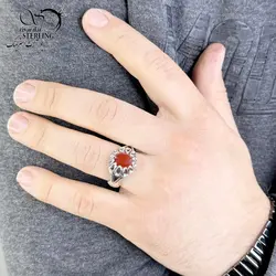 خرید و قیمت انگشتر نقره مردانه با سنگ عقیق اصل کد4659 - خرید بدلیجات مدل سال و ارزان در فروشگاه زیورآلات استرلینگ