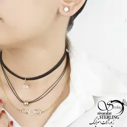 نیمست فانتزی زنانه آبکاری طلا سه لاین رنگ ثابت و ضد حساسیت ، خرید نیمست فانتزی زنانه