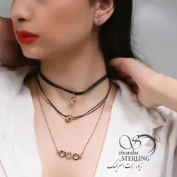 نیمست فانتزی زنانه آبکاری طلا سه لاین رنگ ثابت و ضد حساسیت ، خرید نیمست فانتزی زنانه