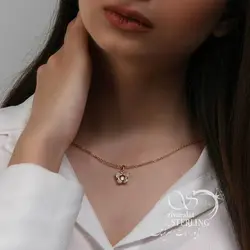 گردنبند زنانه طرح طلا کد4433