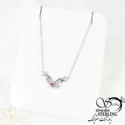 خرید و قیمت گردنبند نقره زنانه طرح دست دلبرکد ۴۰۸۵ - خرید بدلیجات مدل سال و ارزان در فروشگاه زیورآلات استرلینگ