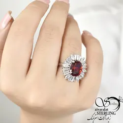 انگشتر نقره عقیق یمنی مردانه طرح فاخر- زیورآلات - انگشتر عقیق - انگشترنقره