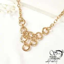 خرید و قیمت گردنبند حلقه ای طرح سینه ریز زنانه برند ژوپینگ کد:2981 - خرید بدلیجات مدل سال و ارزان در فروشگاه زیورآلات استرلینگ