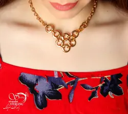 خرید و قیمت گردنبند حلقه ای طرح سینه ریز زنانه برند ژوپینگ کد:2981 - خرید بدلیجات مدل سال و ارزان در فروشگاه زیورآلات استرلینگ