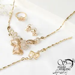 خرید و قیمت سرویس زنانه برند Xuping کد:۲۷۶۶ - خرید بدلیجات مدل سال و ارزان در فروشگاه زیورآلات استرلینگ