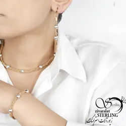 خرید و قیمت سرویس زنانه برند ژوپینگ کد:۲۲۷۴ - خرید بدلیجات مدل سال و ارزان در فروشگاه زیورآلات استرلینگ