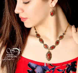 خرید و قیمت سرویس زنانه طرح طلا کد:۲۲۷۱ - خرید بدلیجات مدل سال و ارزان در فروشگاه زیورآلات استرلینگ