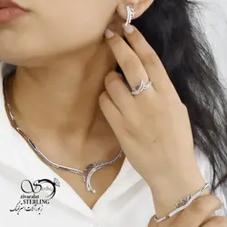 خرید و قیمت سرویس زنانه طرح طلا کد:۲۲۵۳ - خرید بدلیجات مدل سال و ارزان در فروشگاه زیورآلات استرلینگ