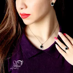 خرید و قیمت نیم ست نقره زنانه کد:۲۰۴۴ - خرید بدلیجات مدل سال و ارزان در فروشگاه زیورآلات استرلینگ