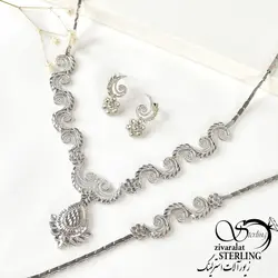 خرید و قیمت سرویس نقره زنانه کد:۲۰۲۴ - خرید بدلیجات مدل سال و ارزان در فروشگاه زیورآلات استرلینگ
