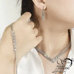 خرید و قیمت سرویس نقره زنانه کد:۲۰۲۳ - خرید بدلیجات مدل سال و ارزان در فروشگاه زیورآلات استرلینگ