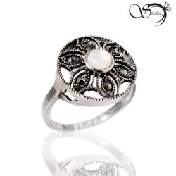 نیم ست نقره زنانه سیاه قلم خورشید ساخت تایلند عیار 925 استرلینگ دارای ضمانت نامه