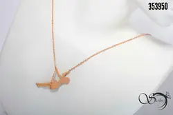 خرید و قیمت گردنبند استیل رزگلد کد: ۱۹۶۵ - خرید بدلیجات مدل سال و ارزان در فروشگاه زیورآلات استرلینگ