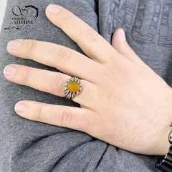 خرید و قیمت انگشتر نقره مردانه کد:۴۸۰۷ - خرید بدلیجات مدل سال و ارزان در فروشگاه زیورآلات استرلینگ
