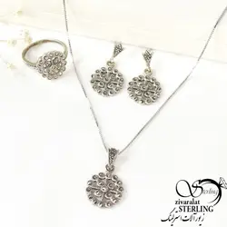 خرید و قیمت نیم ست نقره زنانه کد:۱۵۲۲ - خرید بدلیجات مدل سال و ارزان در فروشگاه زیورآلات استرلینگ