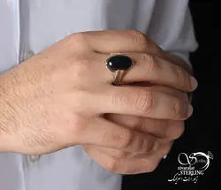 انگشتر نقره مردانه چهار چنگ کد:۱۴۳۱