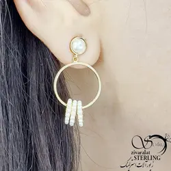 خرید و قیمت گوشواره زنانه دایره مرواریدی - خرید بدلیجات مدل سال و ارزان در فروشگاه زیورآلات استرلینگ