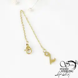 آویز ساعت تک نگین