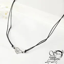 گردنبند پلاک قلب استیل کد6951