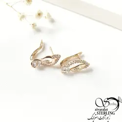 گوشواره نگین الماسی برند ژوپینگ