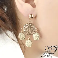 گوشواره ژوپینگ طرح طلا