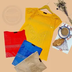 شومیز توردار پروانه