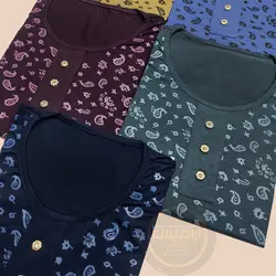 تاپ و شلوارک ترمه