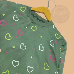 بلوز و شلوار قلب و ستاره