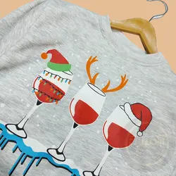 بلوز کراپ لش کریسمس