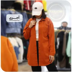 مانتو کتان رنگی