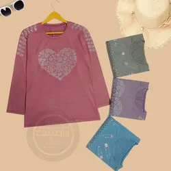 بلوز نگینی مودال برفی