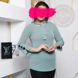 شومیز آستین دکمه کریشه اعلا