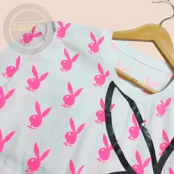 تیشرت کراپ پلی بوی