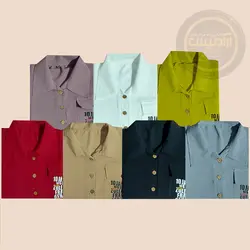 بلوز آستین سه ربع ابروبادی