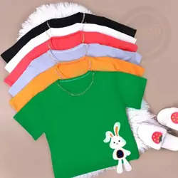 تیشرت کراپ خرگوش زنجیردار