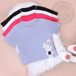تیشرت کراپ خرگوش زنجیردار