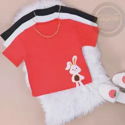 تیشرت کراپ خرگوش زنجیردار