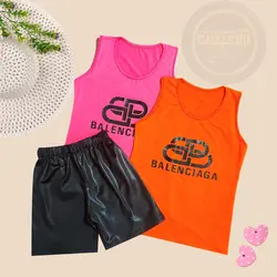 تاپ و شلوارک بالنسیا و پرادا