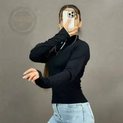 بلوز نیم زیپ فینگردار