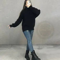 بلوز بافت مارپیچ یقه شل