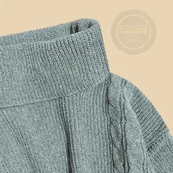 بلوز بافت مارپیچ یقه شل