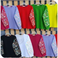 بلوز آستین پرگل سنتی