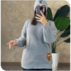 بلوز بافت تیکه دوزی تدی