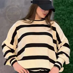 بلوز لش بافت راه راه