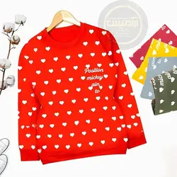 بلوز قلب قلبی رنگی